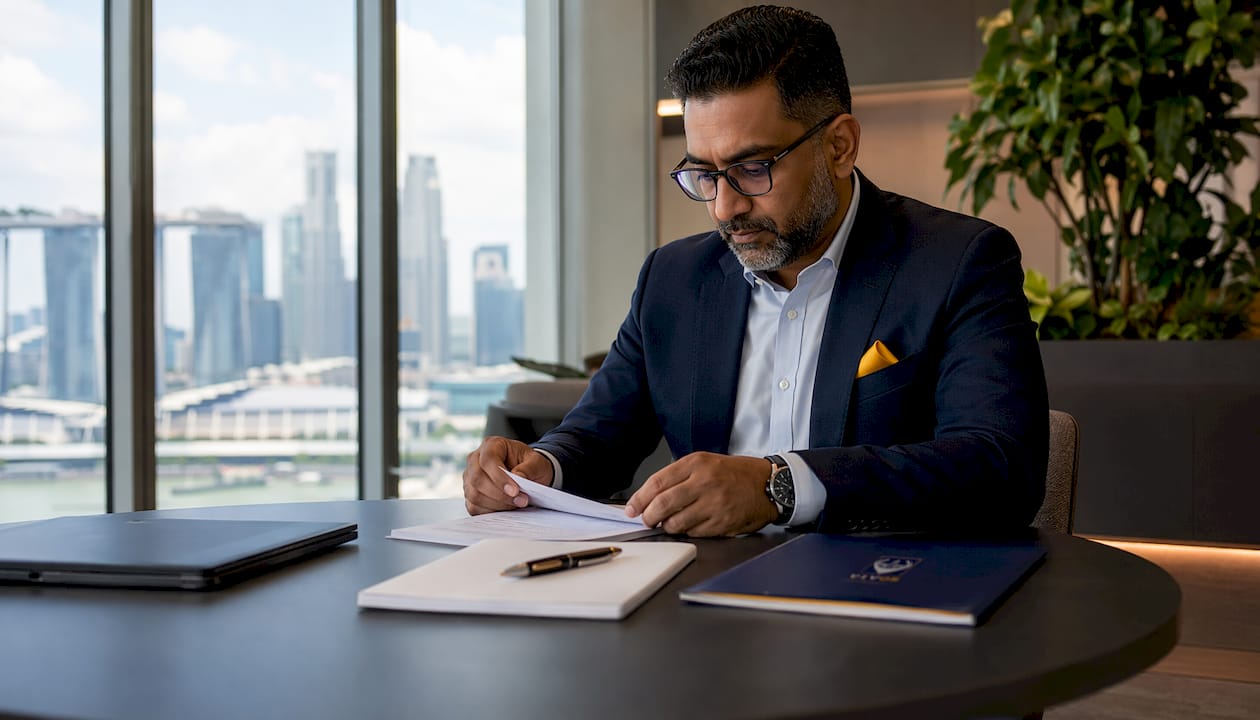 Director reviewing subsidiary governance documents