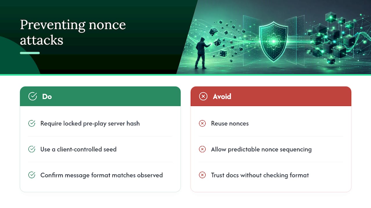 Common Attack Vectors Against Nonce Implementations — overview diagram