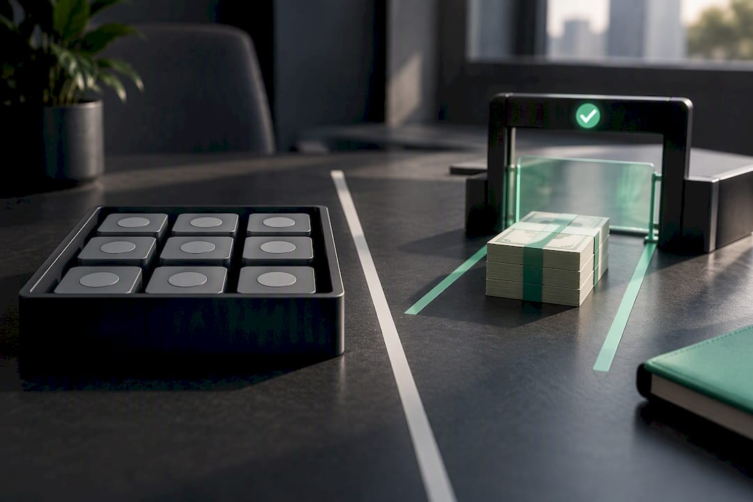Virtual credits separated from funded account