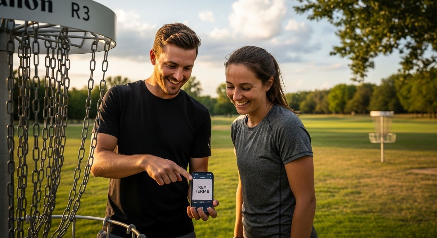 disc golf glossary terms