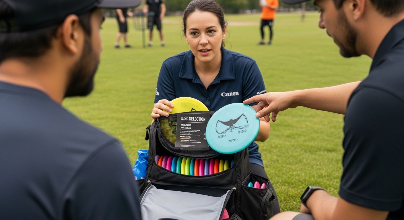 disc golf disc selection