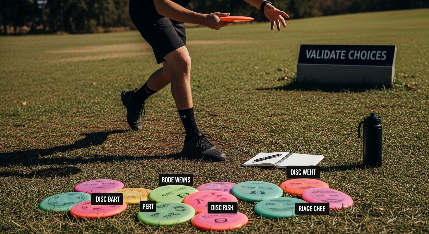 test disc golf discs