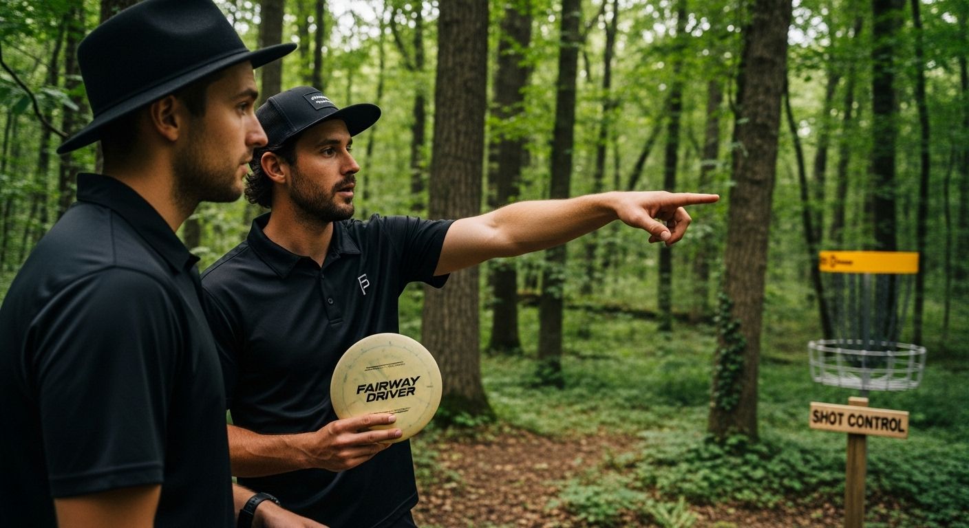 disc golf control shot