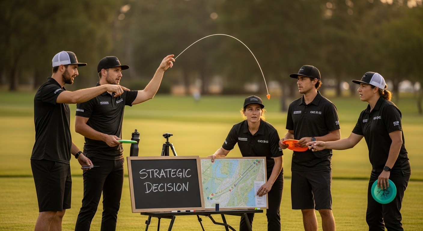 disc golf strategy teamwork
