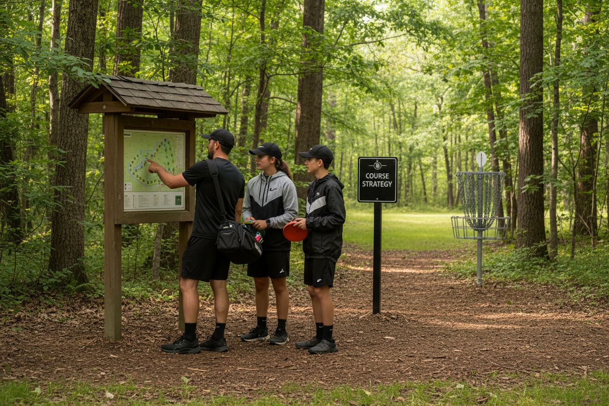 disc golf group strategy