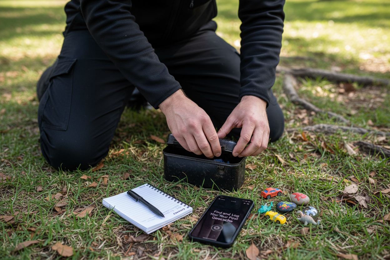 logging geocache found