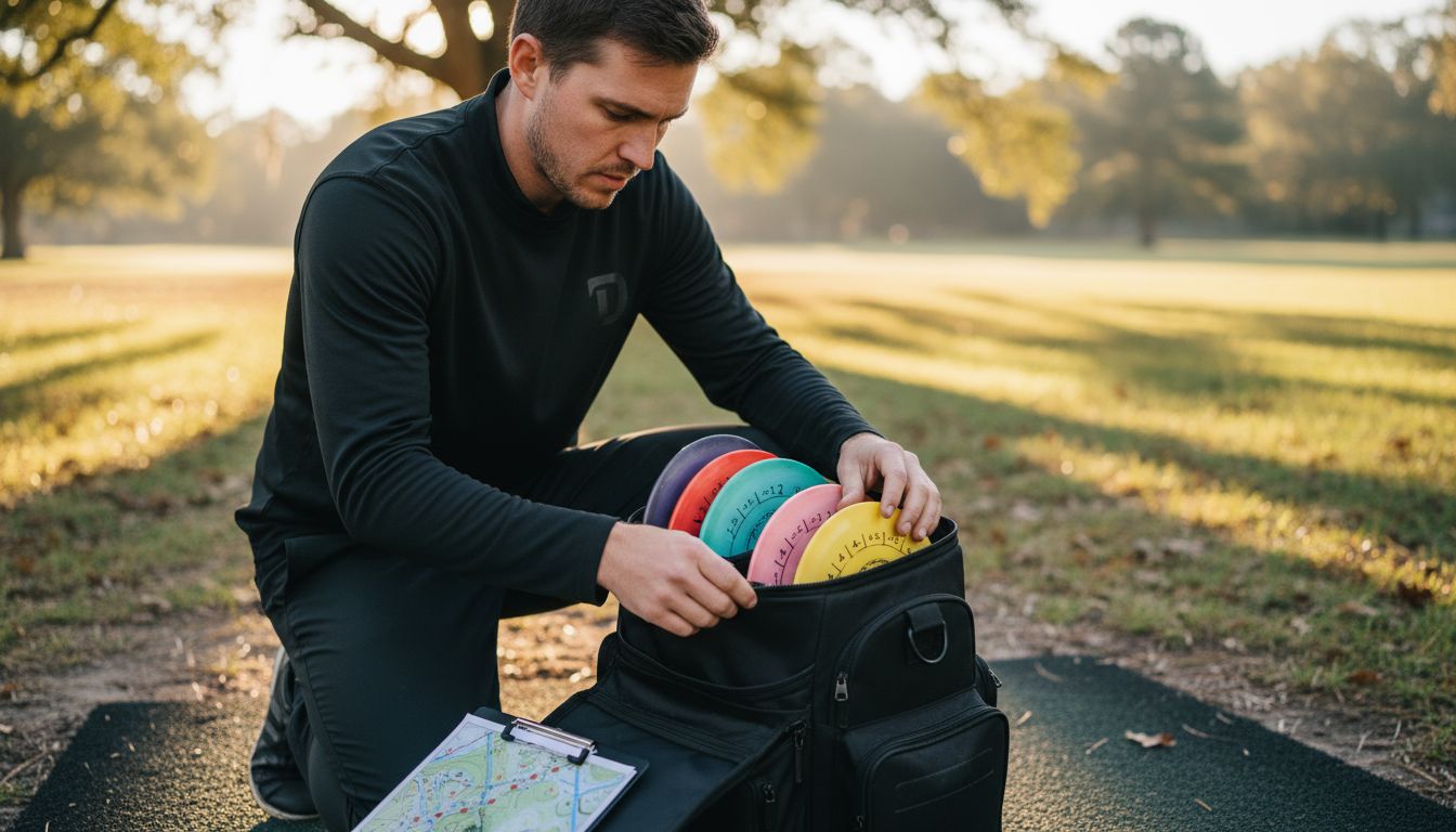 disc golf bag numbers