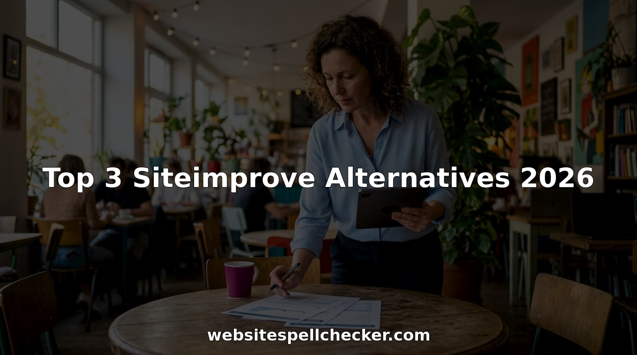 Top 3 Siteimprove Alternatives 2026