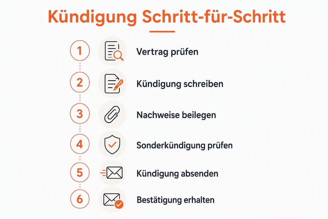 Übersicht: So läuft eine Kündigung ab