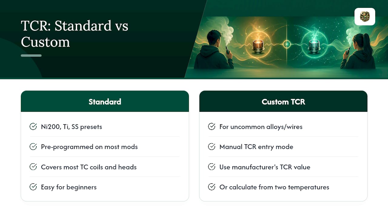 Understanding TCR and Customizing It for Uncommon Coil Wires — overview diagram