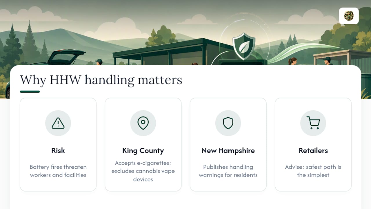 Why Does Proper HHW Handling Actually Matter? — overview diagram