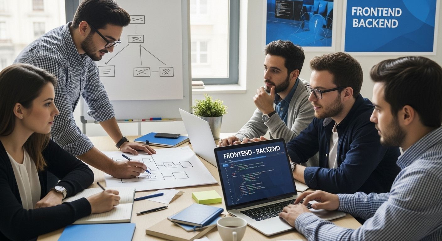 frontend backend development basics