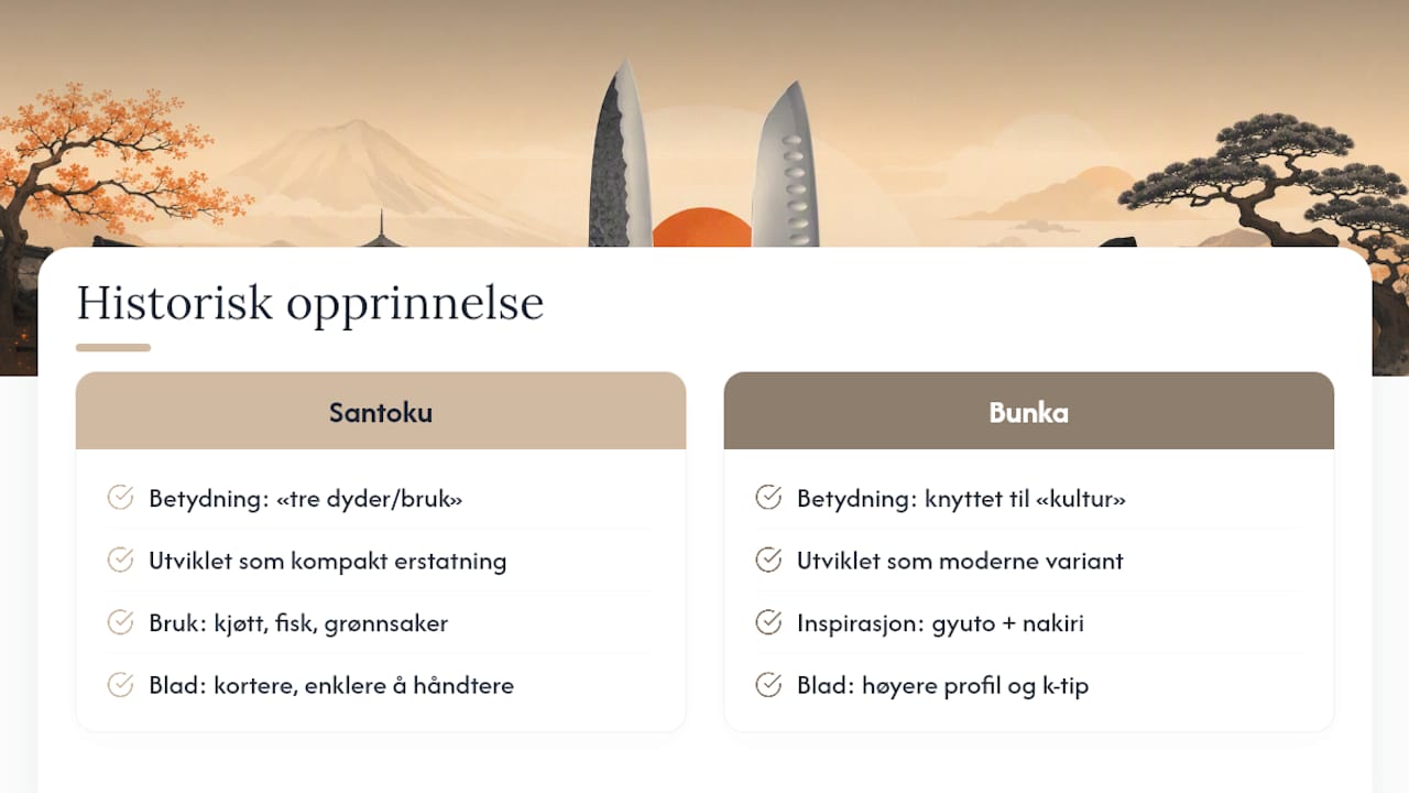 Historisk opprinnelse: hvorfor de to formene finnes — overview diagram