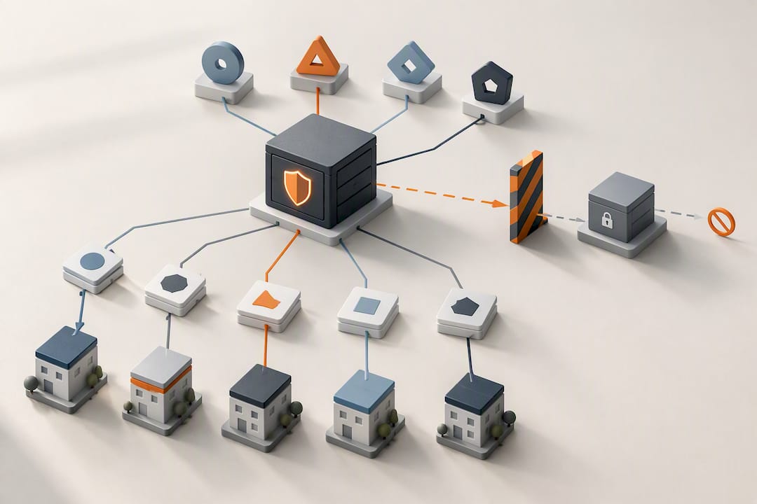 Five role tiers limiting safety record access