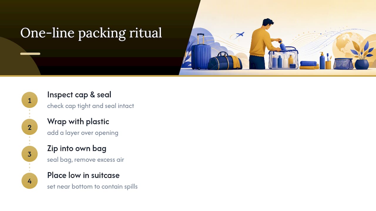 The One-Line Ritual That Actually Prevents Most Leaks — overview diagram