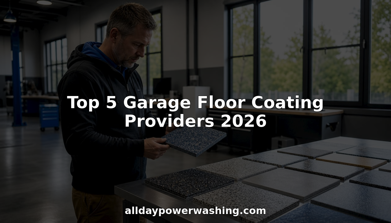Top 5 Garage Floor Coating Providers 2026