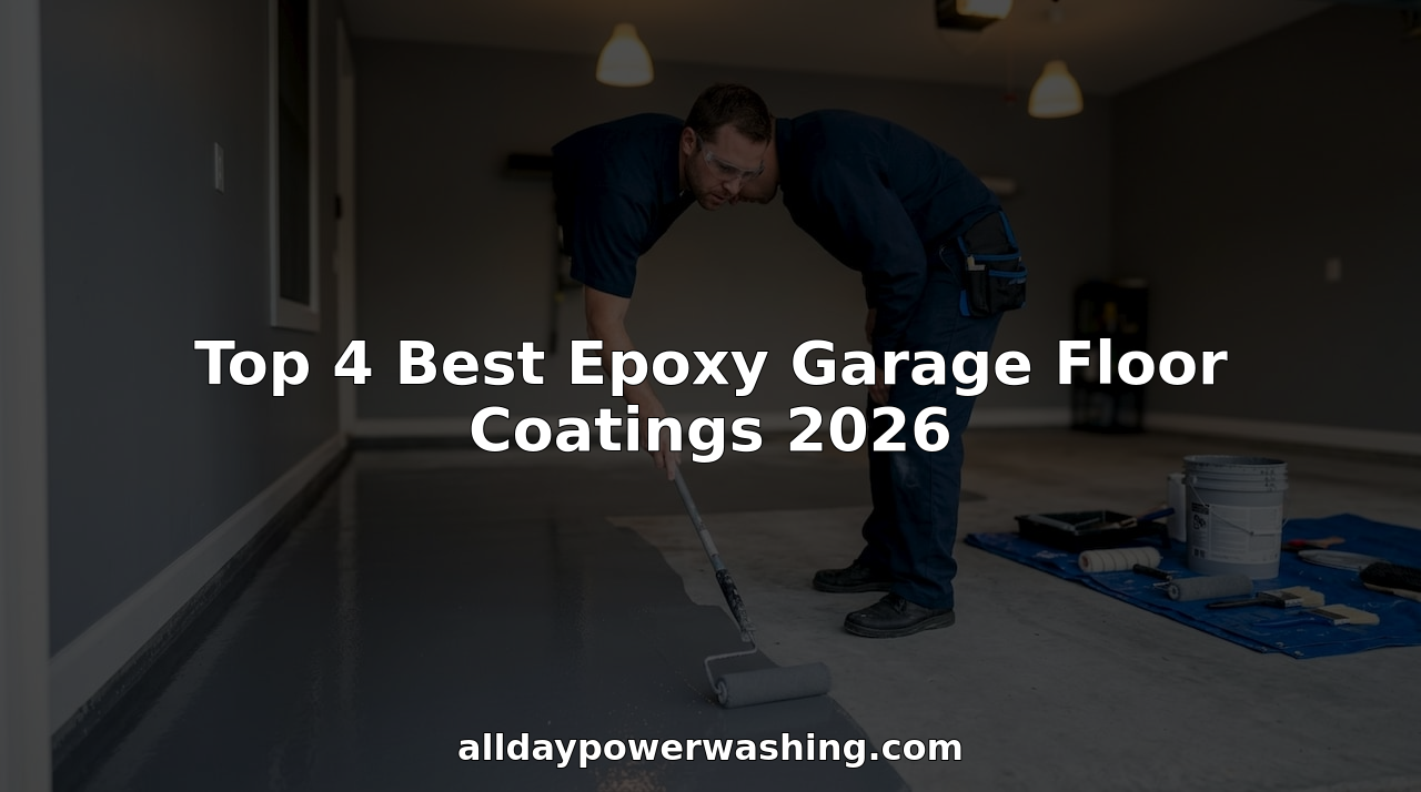 Top 4 Best Epoxy Garage Floor Coatings 2026
