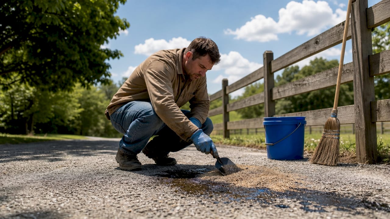 How to Remove Oil Stains From Your Asphalt Driveway