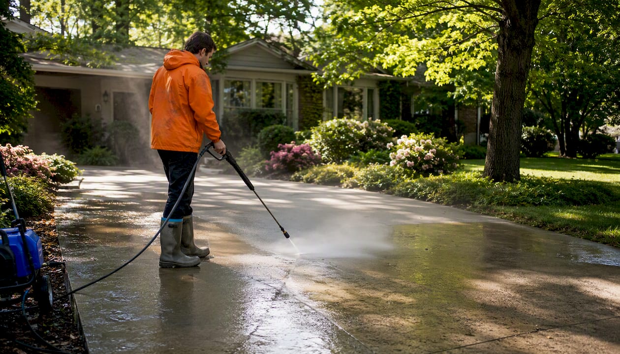 Driveway Pressure Washing Cost: What Homeowners Should Budget
