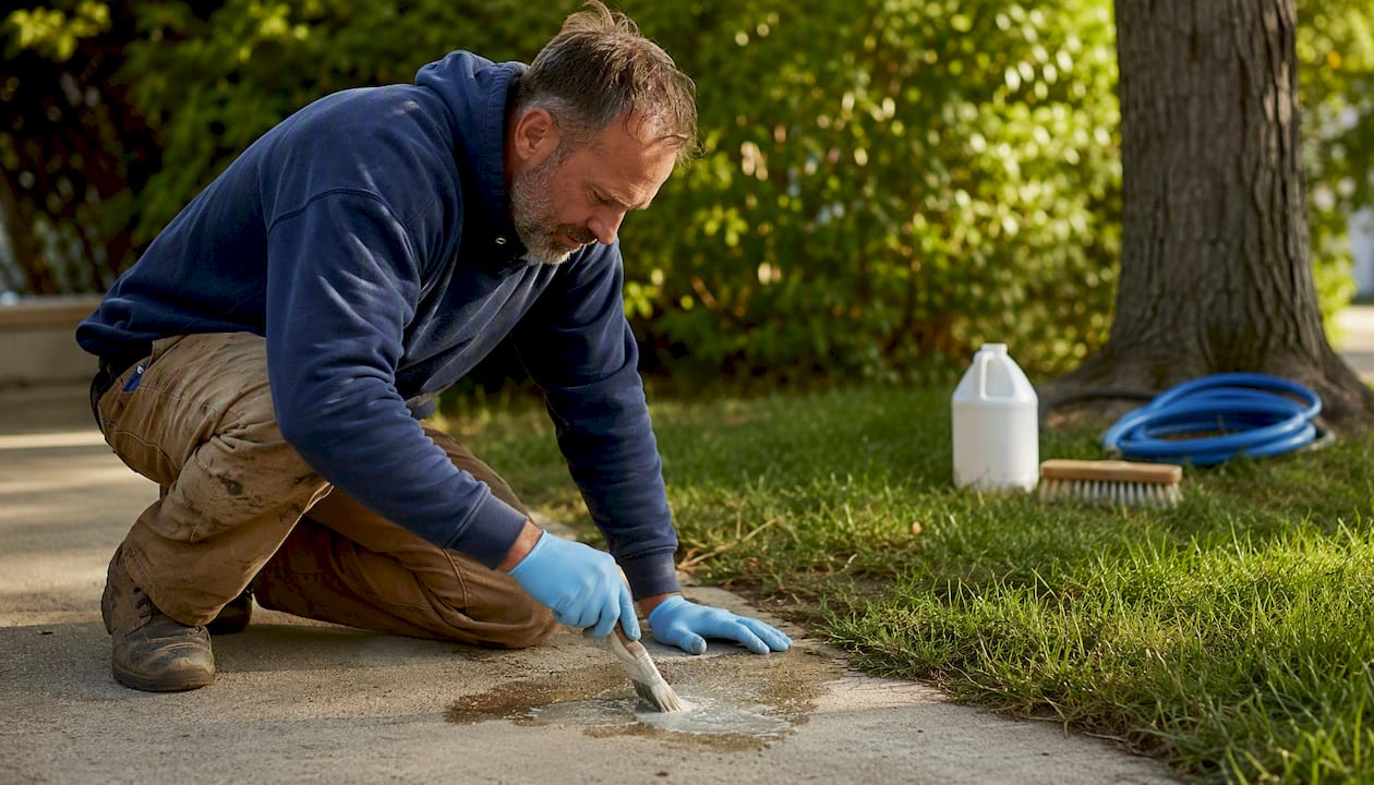 How to Remove Paint From a Concrete Driveway