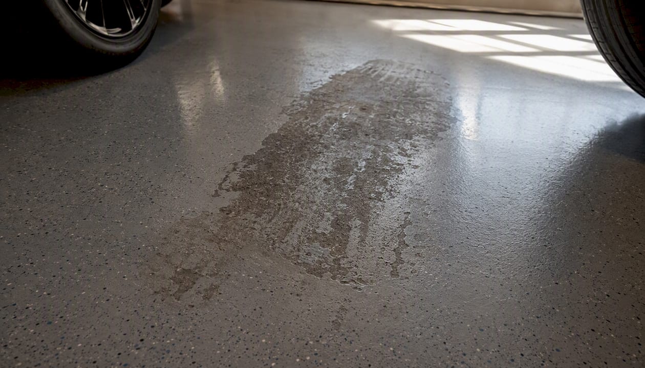 Hot Tire Pickup on Epoxy: What Homeowners Need to Know