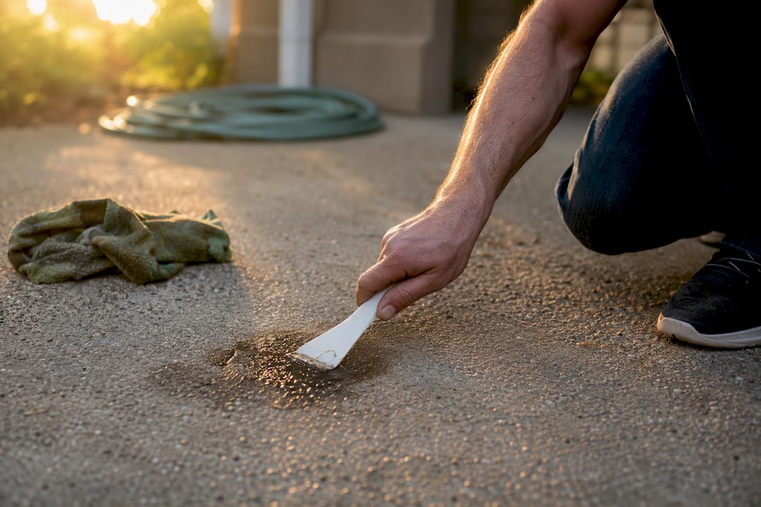How to Remove Grease From Concrete Without Ruining It