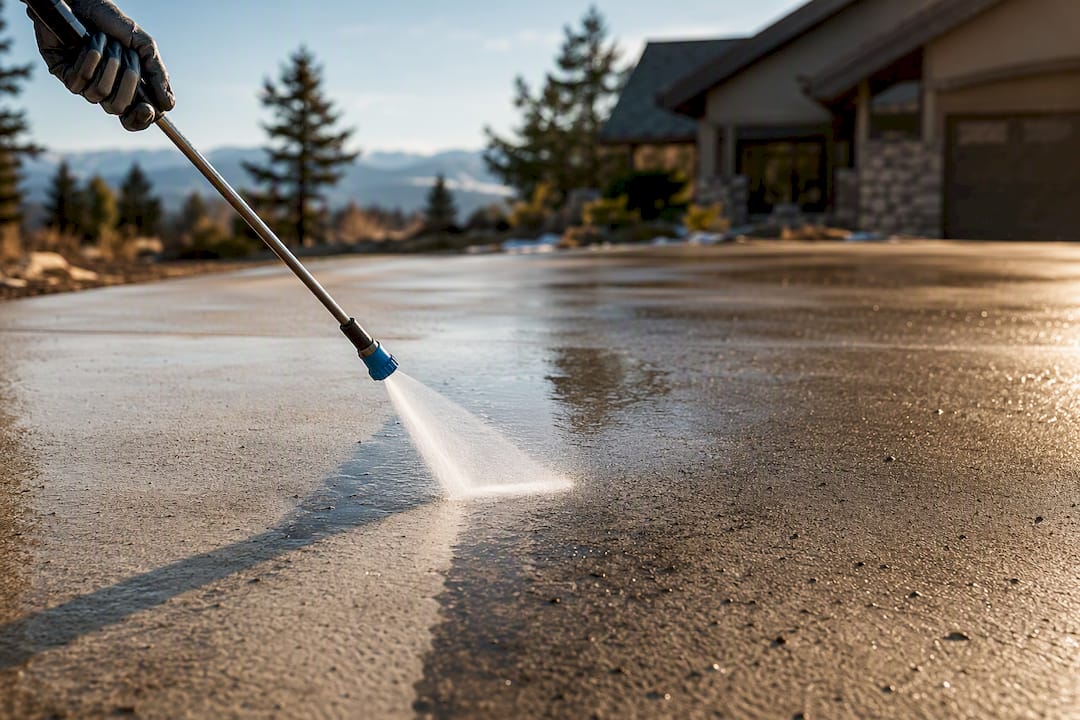 2,500–3,000 PSI for Driveways: Concrete Cleaning for Homeowners