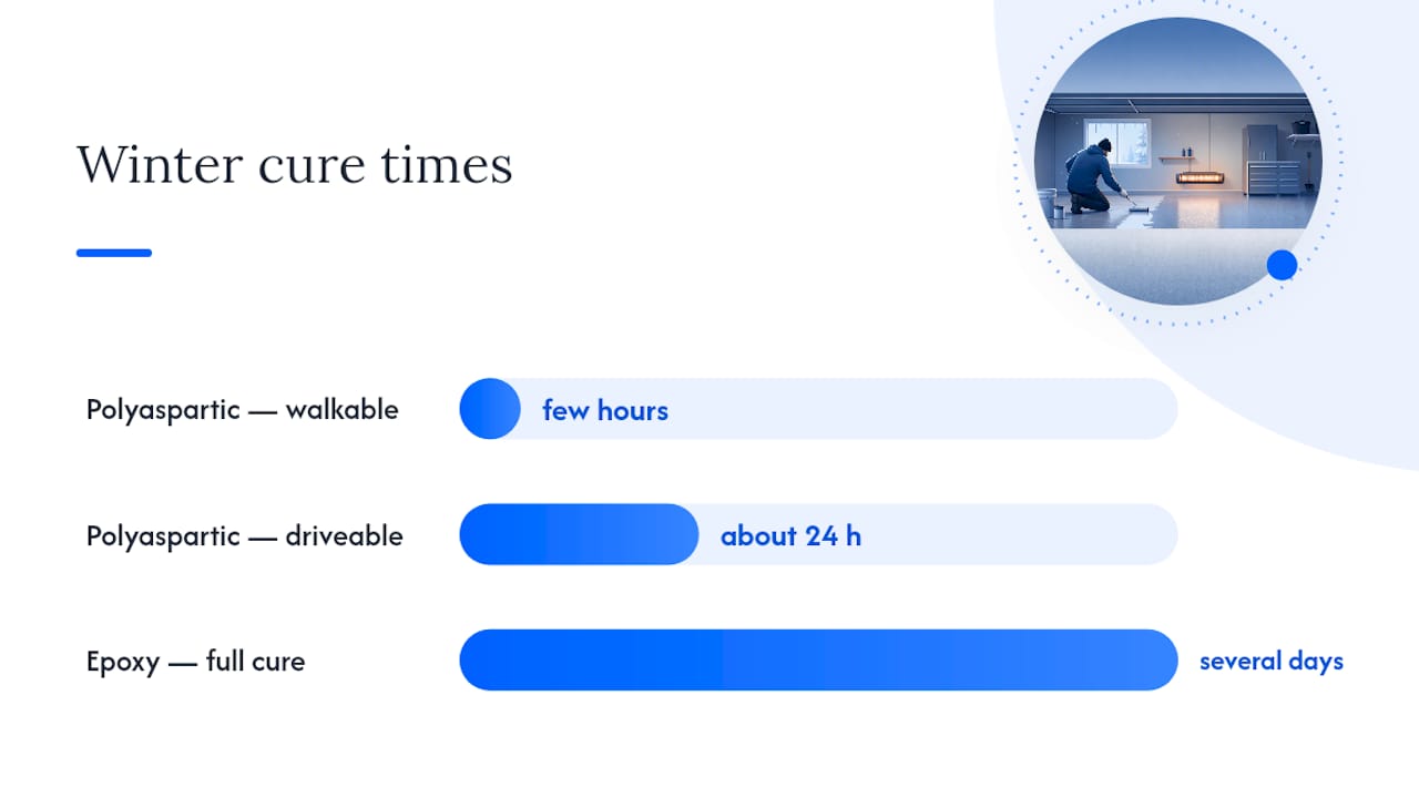 How Long Does a Winter Coating Take to Cure? — overview diagram