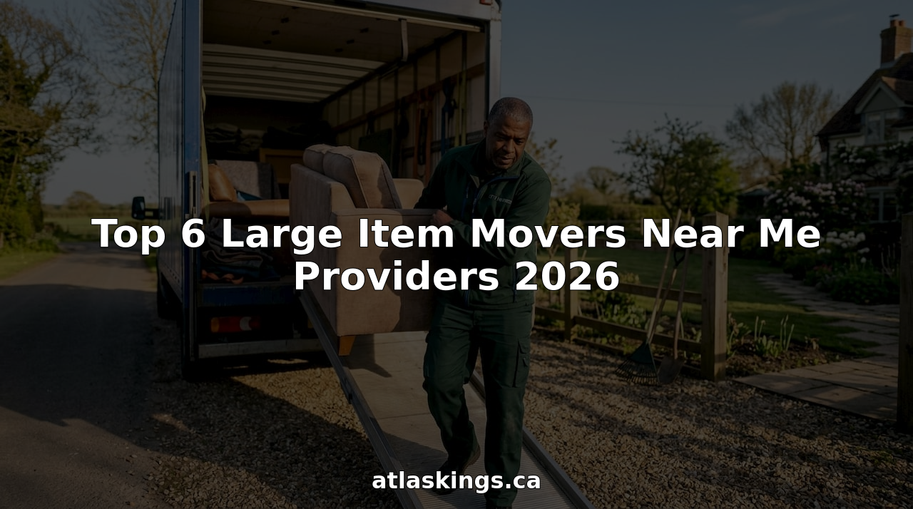 Mover loading sofa into truck on suburban street