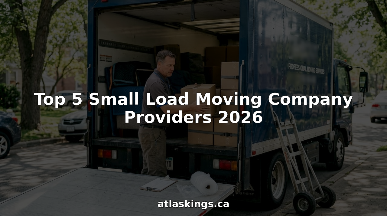 Mover loading boxes into small moving truck