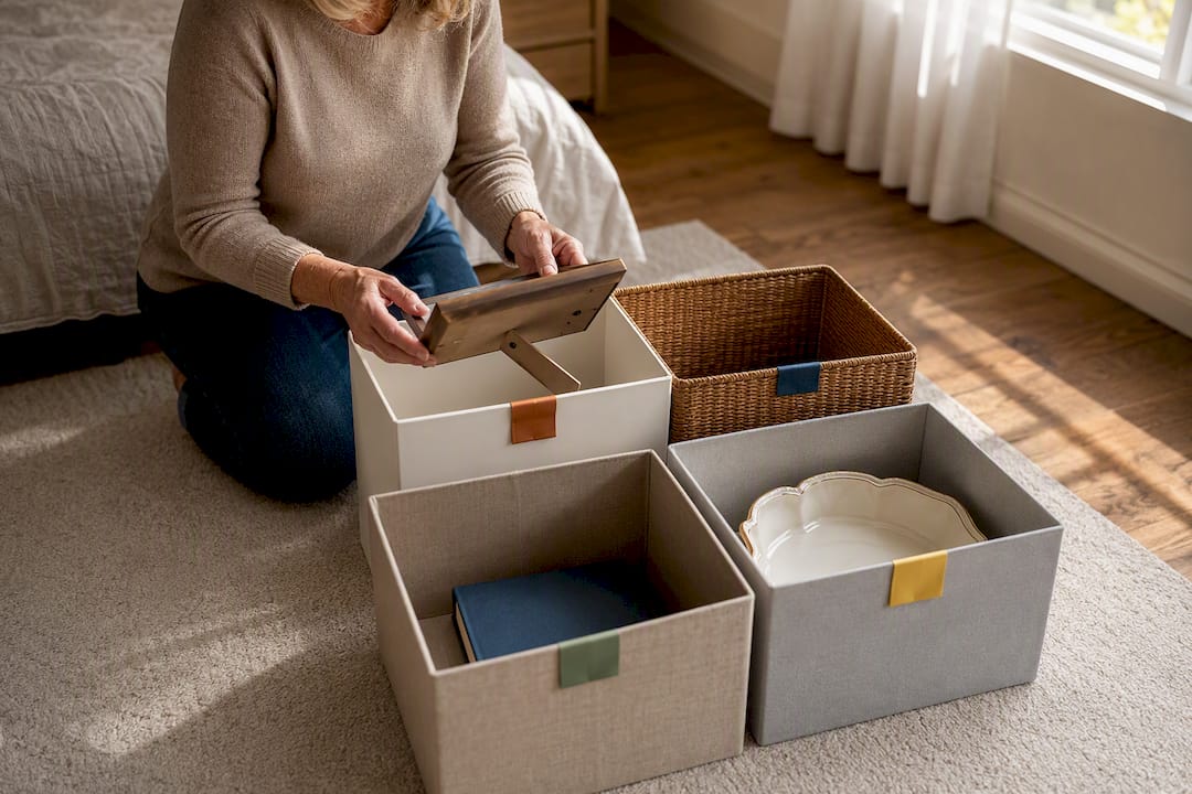 Four containers organize downsizing decisions