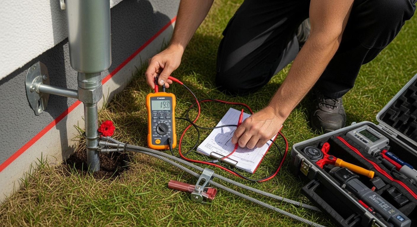 bleskozvod kontrola meranie odporu