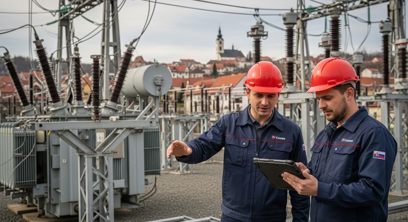 rozvod elektriny infraštruktúra inžinieri