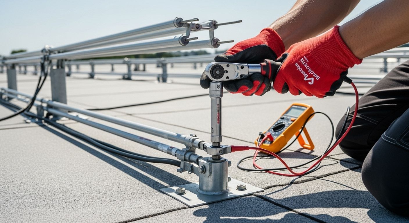 bleskozvod montáž detail