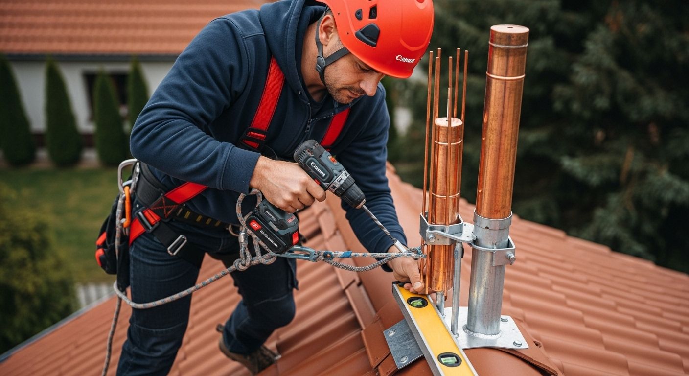 inštalácia bleskozvodu svojpomocne