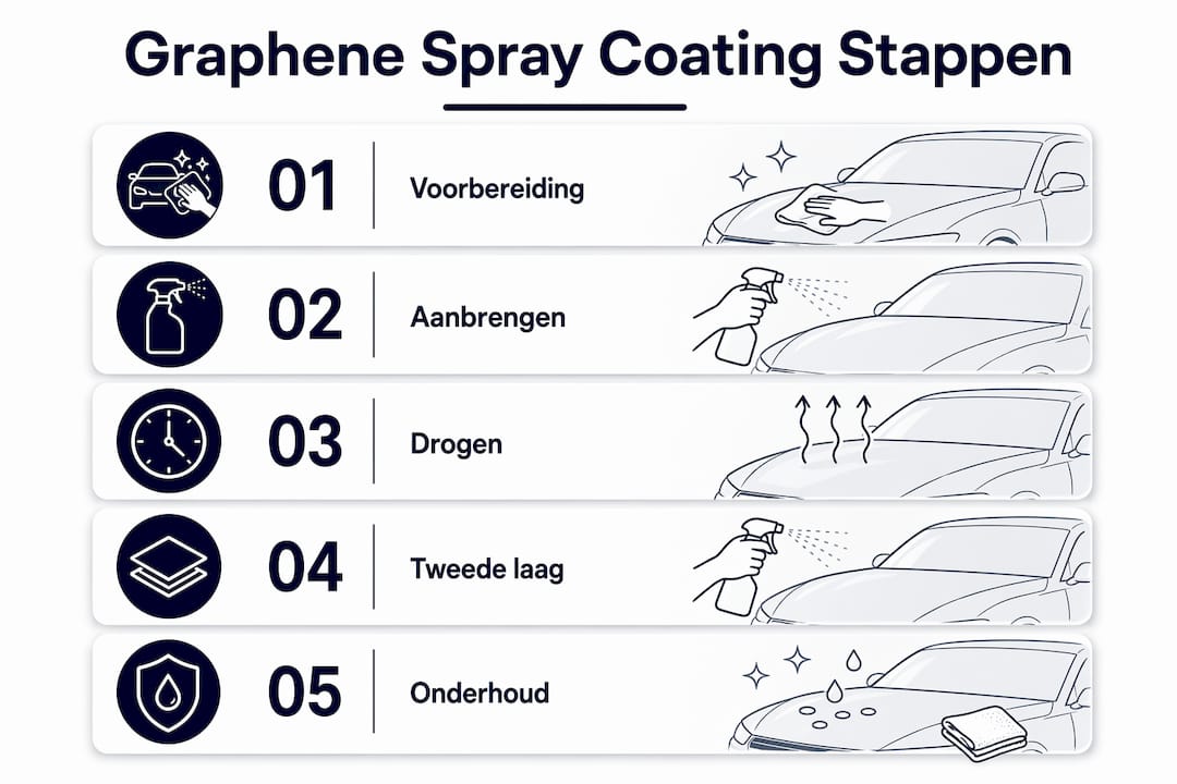 Stappenplan: zo breng je een coating aan (infographic)