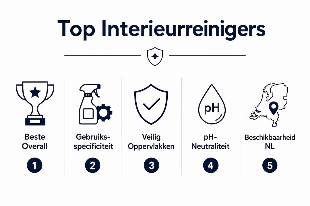 Infographic: de populairste interieurreinigers van Nederland op een rij