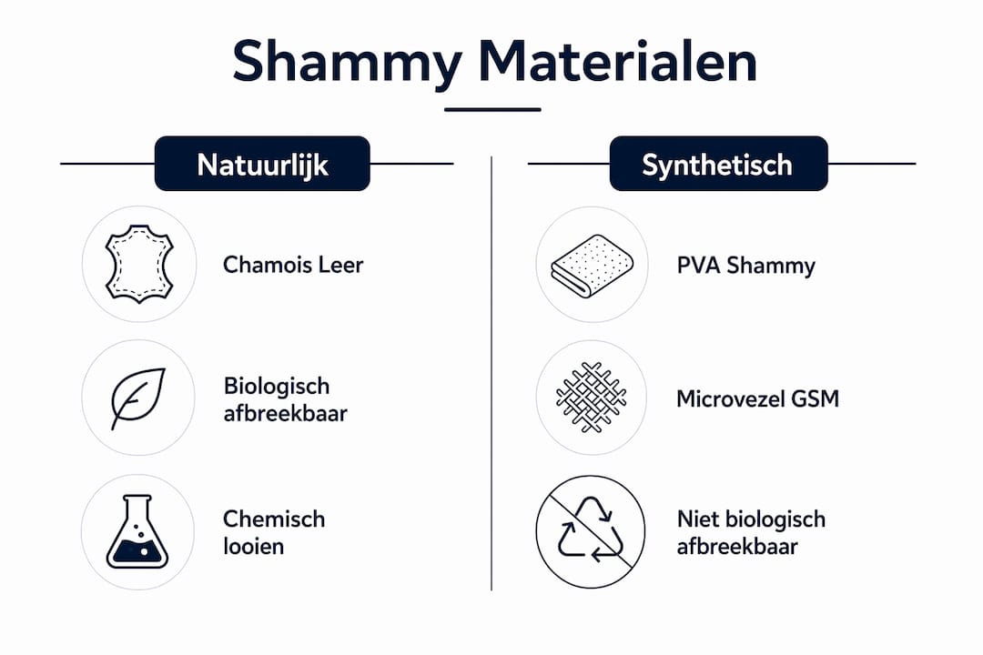 Infographic: Verschillen tussen natuurlijke en synthetische zeemleren