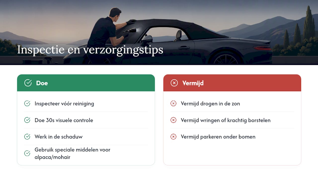 Wat detailers anders doen dan de meeste cabriobezitters — overview diagram