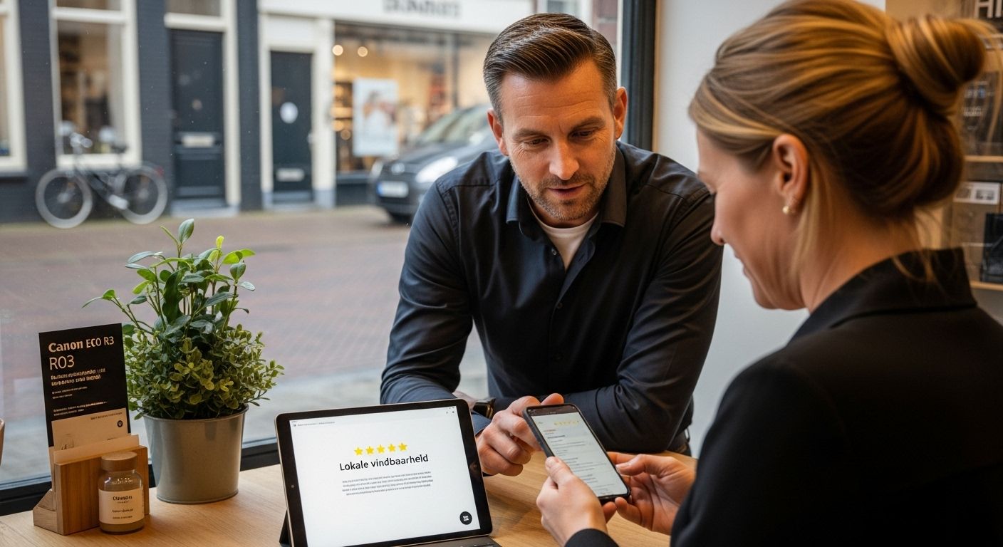 lokale vindbaarheid interactie winkel