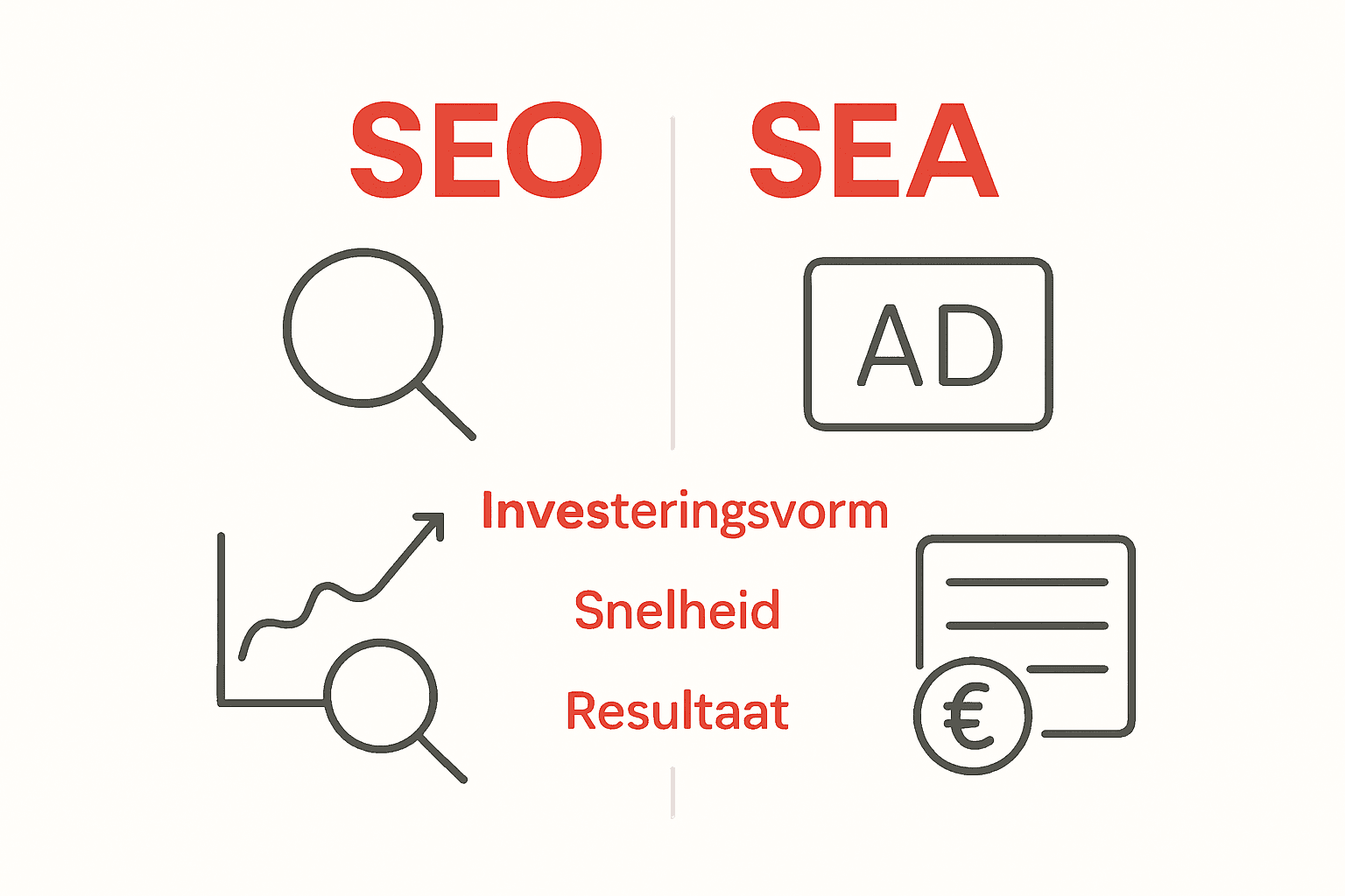 Vergelijking tussen SEO en SEA strategieën voor MKB