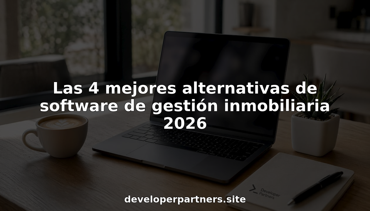 Las 4 mejores alternativas de software de gestión inmobiliaria 2026