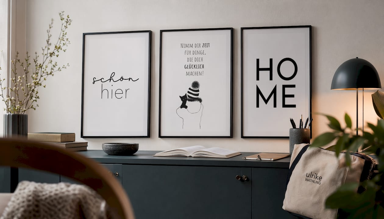 Schön hier – Poster