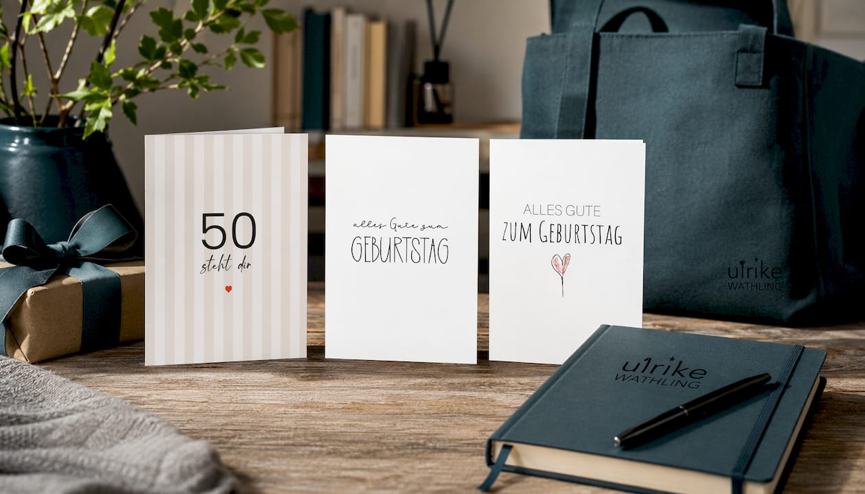 50 steht dir - Postkarte