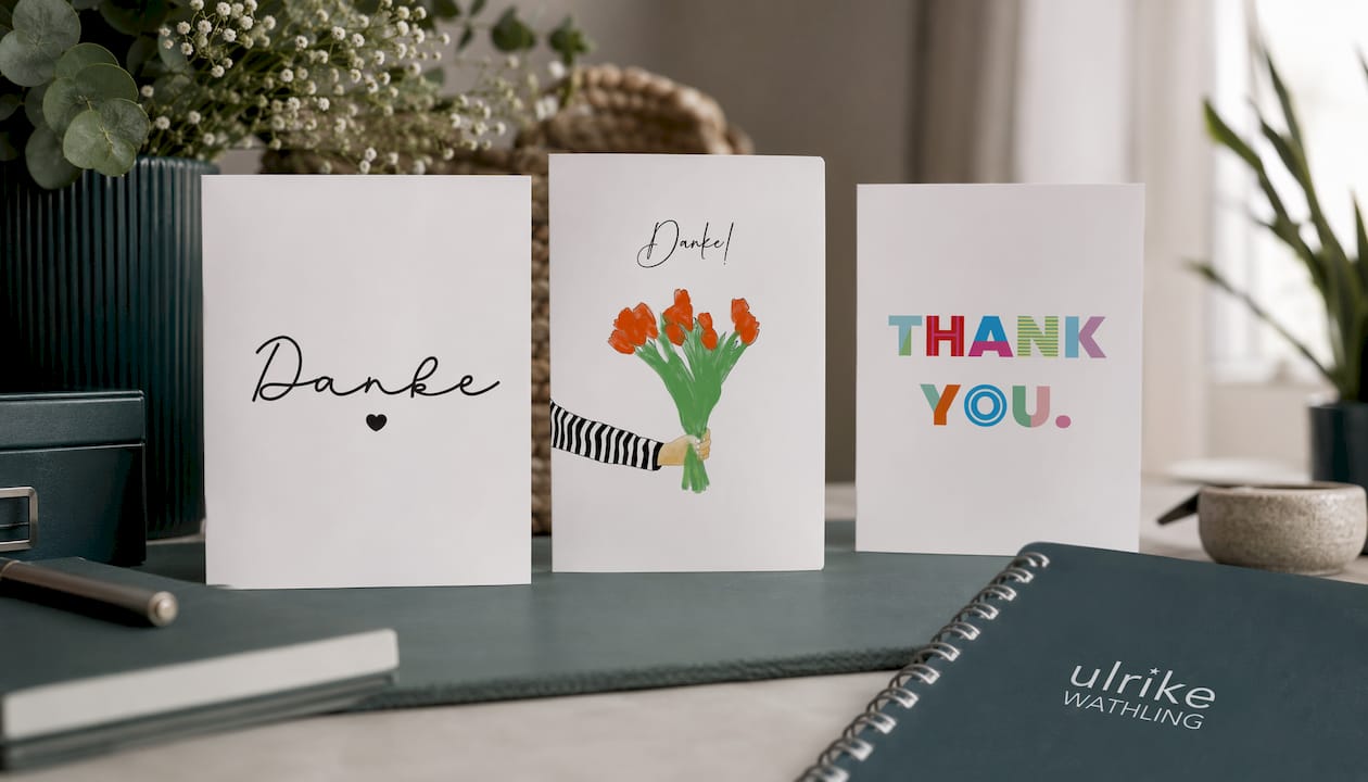 Danke - Postkarte