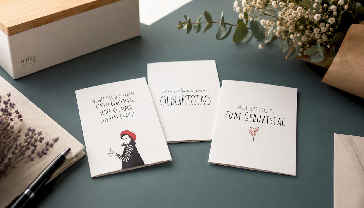 Wenn das Leben dir einen Geburtstag schenkt, mach ein Fest daraus - Postkarte