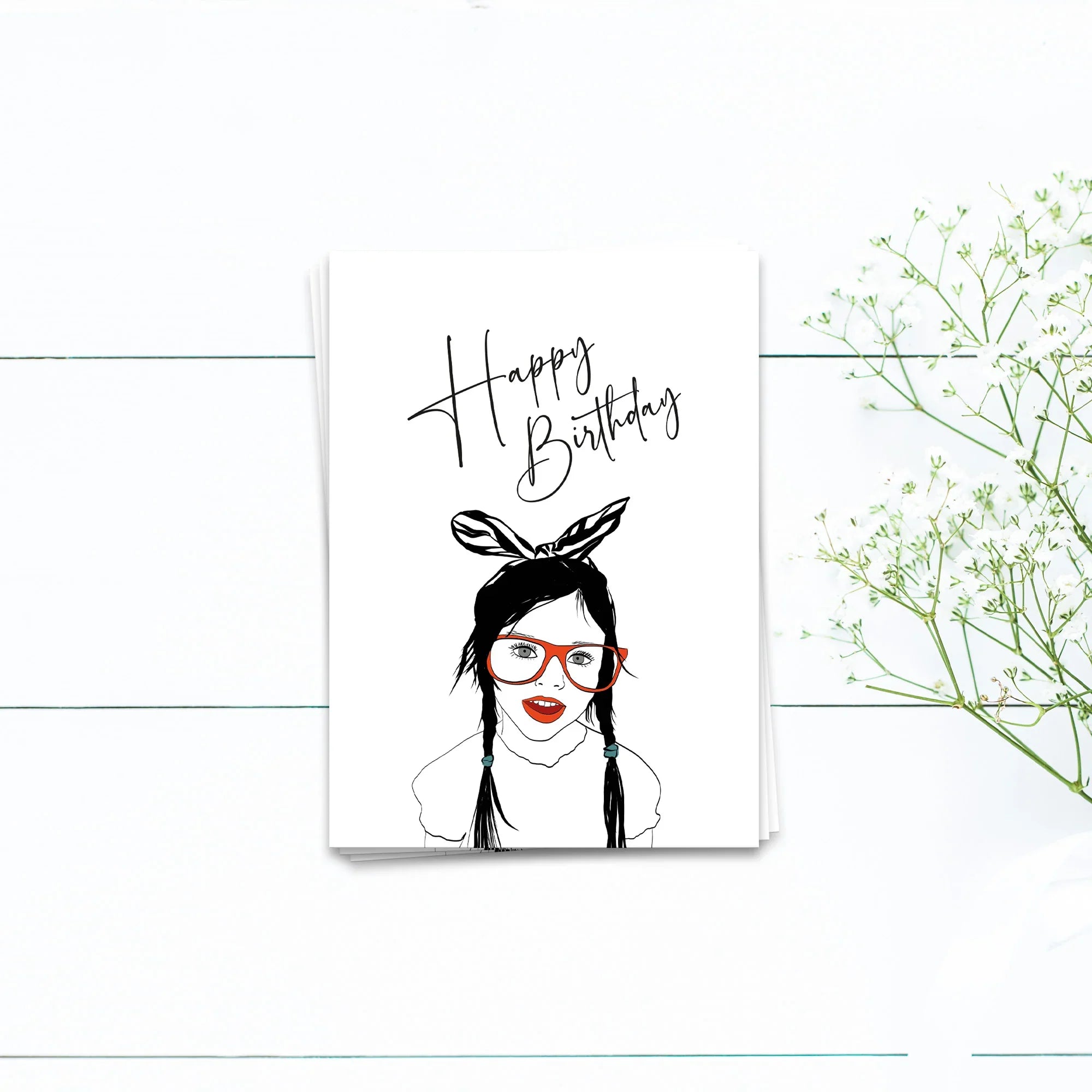 Geburtstagskarte Happy Birthday - Postkarte