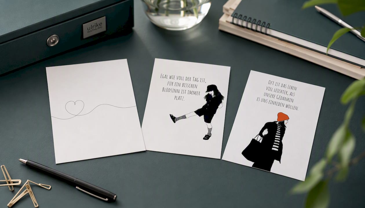 Herz - Postkarte