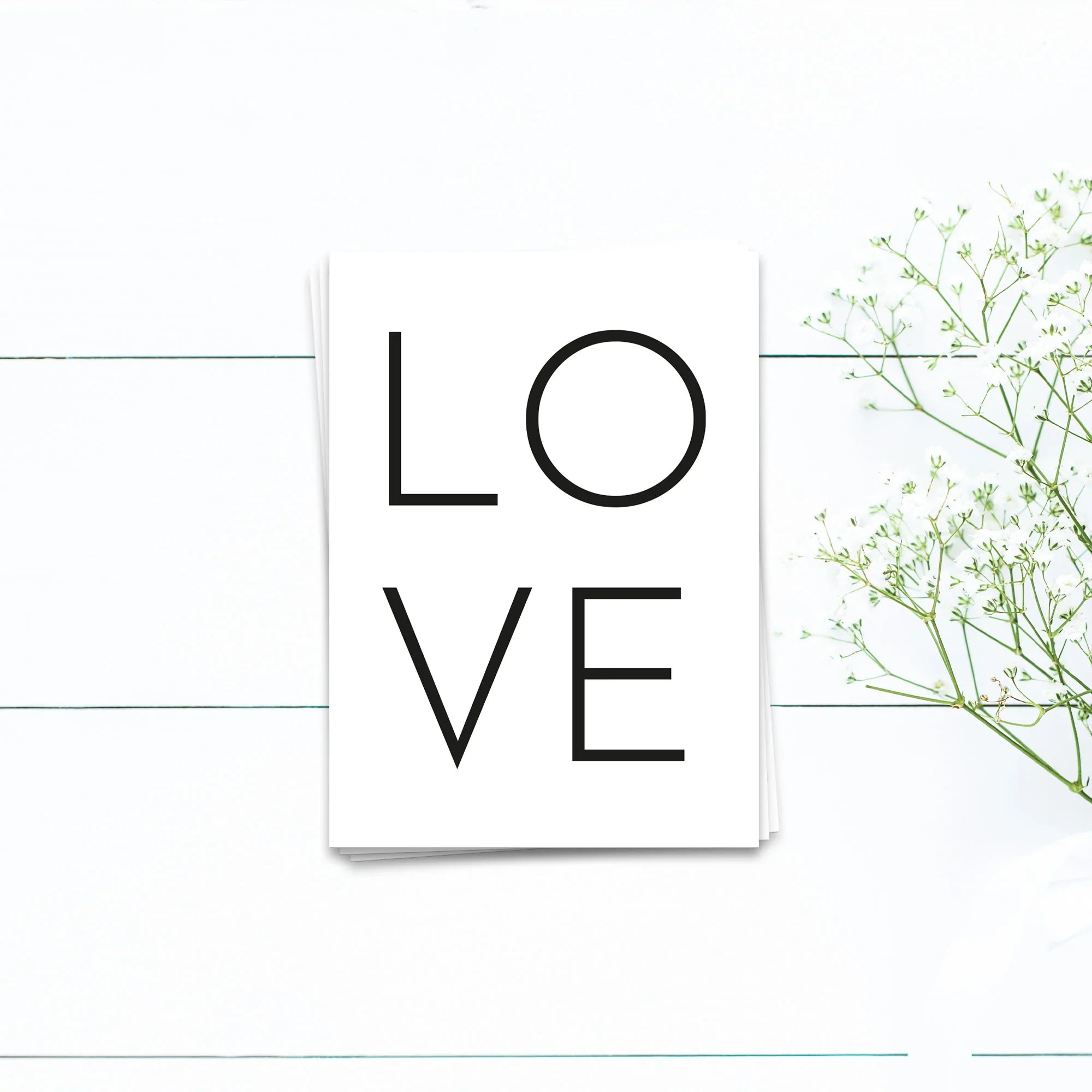 Love - Postkarte