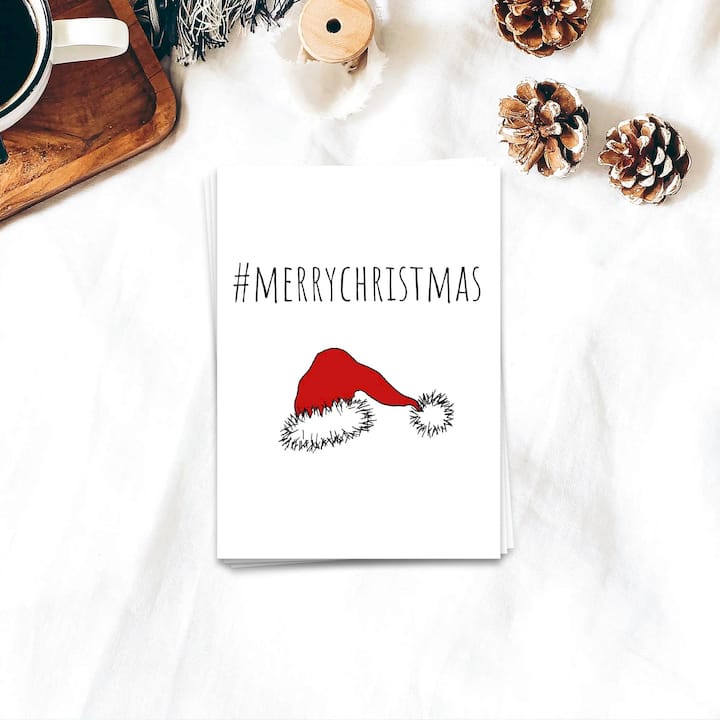 #merrychristmas - Weihnachtskarte